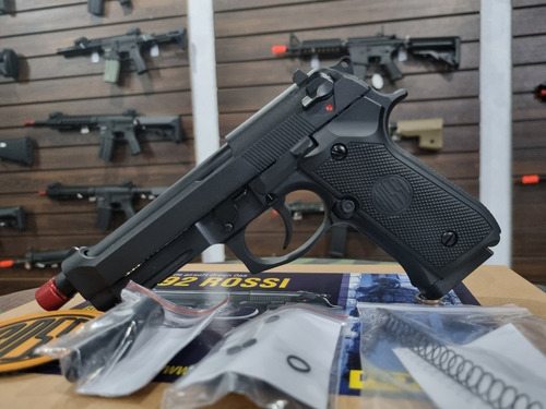 Imagem 3 de 9 de Airsoft Pistola Rossi Beretta M9 Fullmetal Blowback 6mm