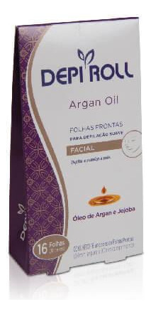 Bandas Depilatorias Depiroll Faciales Argan X8