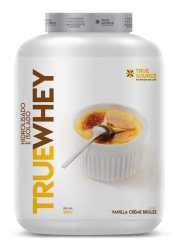 Whey Iso E Hidrolisada Gourmet 1.8kg-true Source Pomoçao Top