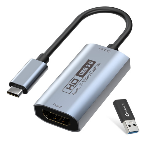 Audio/video Capture Card, Usb3.0 Hdmi To Usb C, 4k 1080p