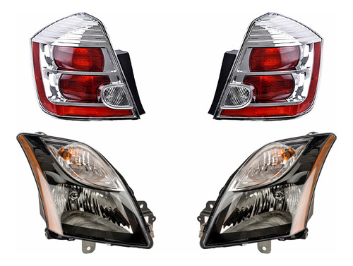 Calaveras + Faros Depo Nissan Sentra 2010-2012