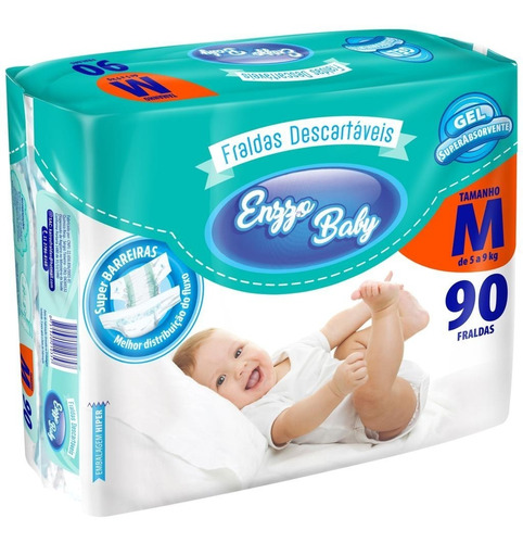 Kit Com 4 Pacotes Lo Baby M Com 360 Fraldas Atacado Barato