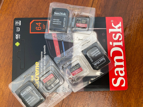 Imagem 2 de 6 de Cartão Memória Sandisk Extreme Pro 64gb - Usado