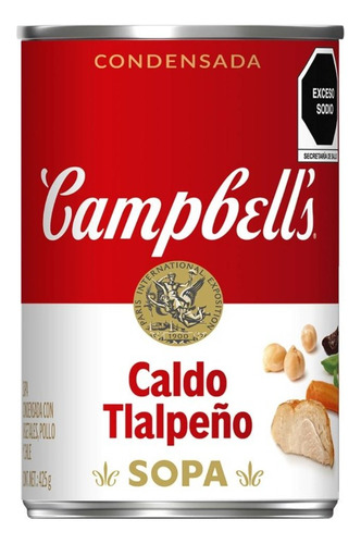 2 Pza Sopa Campbell's Caldo Tlalpeño 425 G