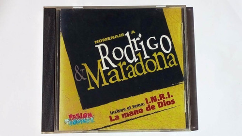Cd Homenaje A Rodrigo & Maradona - Pasión Tropical (Usado)