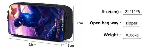 F Juego De Mochila Escolar Spiderman De 3 Piezas For Niños