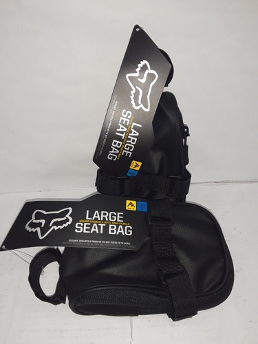 Bolso Para Asiento De Bicicletas Fox Negro