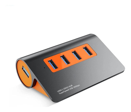 Shypt Convertidor Multiinterfaz Usb 3.1 Gen2 Hub Aluminio Pc