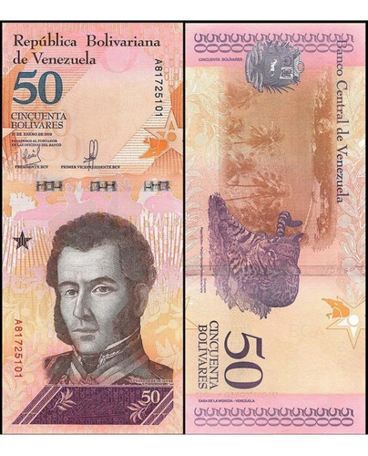 Fajo 100 Billetes 50 Soberanos Venezuela Nuevos 