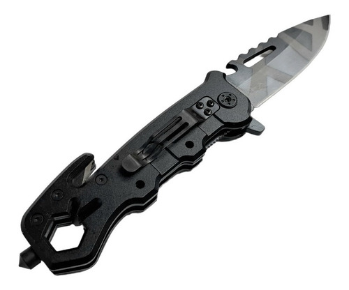 Navaja Táctica Plegable 9 Cm Hoja Corta Cinturones