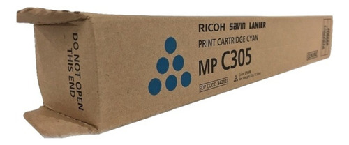 Toner Original Ricoh Mp C305 Cian 842122 Aficio C305sp