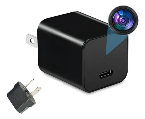 Cargador USB Con Cámara Oculta ZGSZ – 5 Puertos, WiFi 2.4/5GHz, 1080P Con Detección De Movimiento Y Grabación En Bucle Para Hasta 128GB