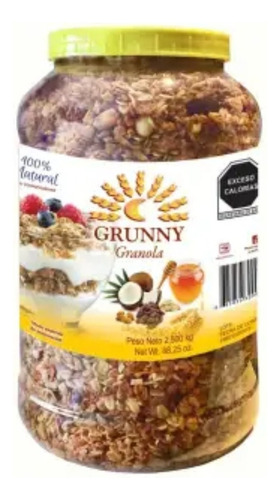 Granola Grunny 100% Natural 2.5 Kg Ij