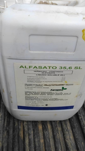 Imagen 2 de 3 de Herbicida Alfasato 35,6 Sl Glifosato