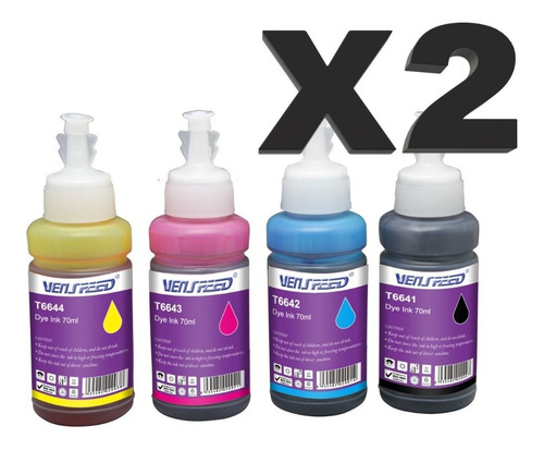 Tinta Para Epson 70ml T664 L200 L110 L210 L355