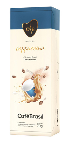 Capsulas Chocolate Cappuccino Vanilla P/ Cafeteira Nespresso
