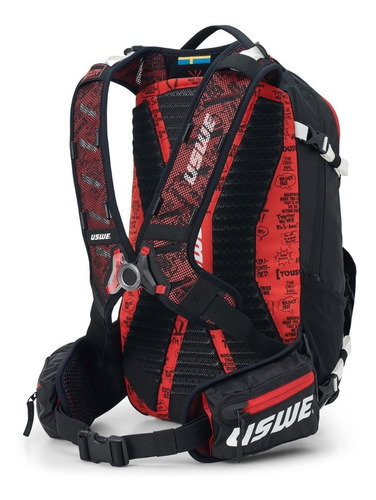 Mochila Mtb/moto Flow 16 Carbon Negro Uswe Original