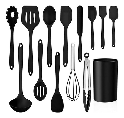 Set De Utensilios De Cocina  De 14 Piezas Con Soporte, Utens