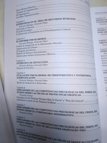 Imagen 7 de 9 de Técnicas Proyectivas Tomo 1 Y 2 Celener. Nuevos -LG-