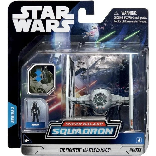 Star Wars Micro Galaxy Squadron Tie Fighter Battle Damage