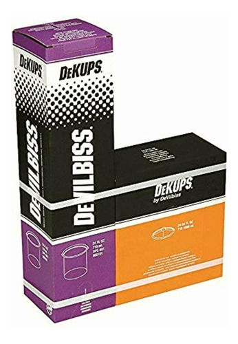 Devilbiss Dpc601 Dekups Taza Y Tapa Diposable (color Blanco)