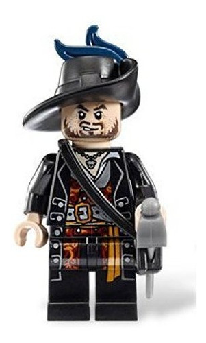 Hector Barbossa - Minifigura De Lego Piratas Del Caribe