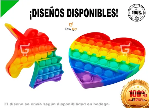 Push Pop Fidget Juguete Antiestrés Ansiedad Autismo Silicona
