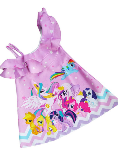Vestidos Para Niñas Tipo Bata Boleros De My Little Pony - Cs