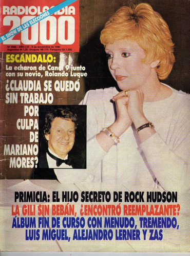 Radiolandia 2000 / Nº 2968 / 1985 / Carmen Yazalde / E18