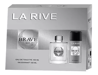Kit La Rive Perfume Brave Edt 100 Ml Desod 150 Ml Un