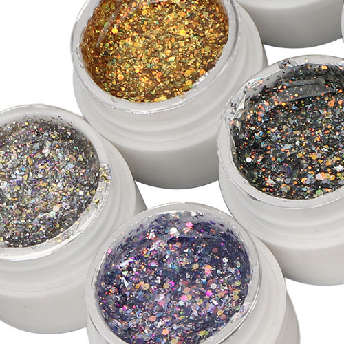 Sistema Del Esmalte De Uñas Del Gel Del Brillo Esmalte De