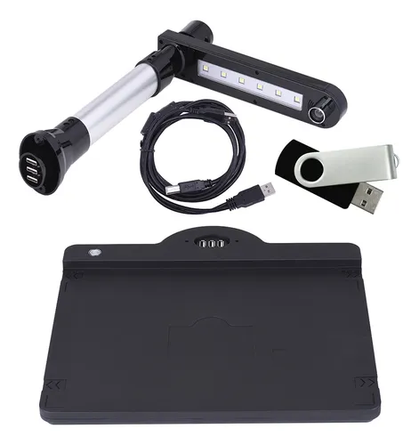 Escáner De Documentos Usb De Alta Velocidad Con Doble Lente