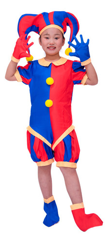 Trajes Pomni De Circo Digital Mágico For Niños Y Adultos B