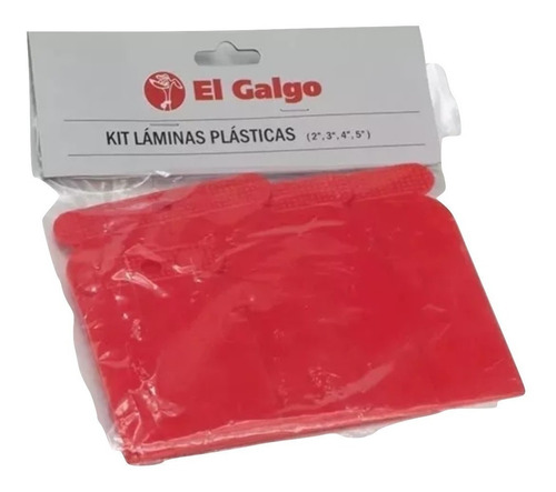 Kit De Laminas Plasticas El Galgo 5cm-8cm-10cm-12cm 