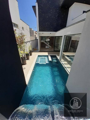 Imagem 25 de 30 de Sobrado Com 4 Dormitórios À Venda, 390 M² Por R$ 3.000.000,00 - Condomínio Residencial Giverny - Sorocaba/sp - So0256