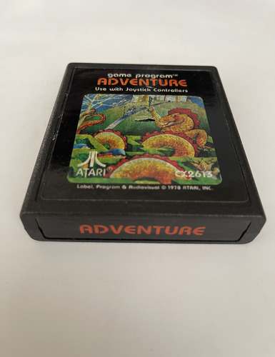 Cartucho De Atari Adventure + Manual + Caixa Reprodução (Usado)