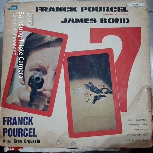 Vinilo James Bond Frank Pourcel Temas De James Bond Bs1