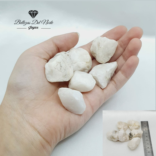 Cuarzo Blanco Natural En Bruto X 6 Unidades