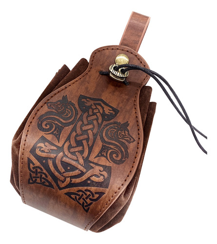 Viking Style Medieval Pouch Hanging Belt Retro Waist Bag