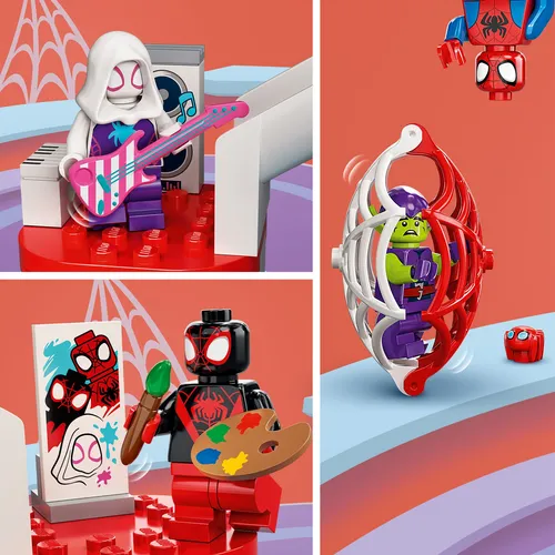 Lego Marvel Spider-man Web Quarter Hangout 10784 Set De Cons