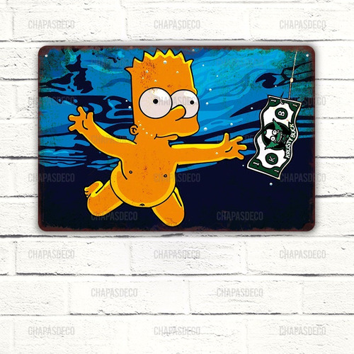 Cartel De Chapa Los Simpsons®