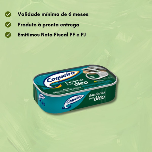 Sardinha Com Óleo Coqueiro Lata 125g