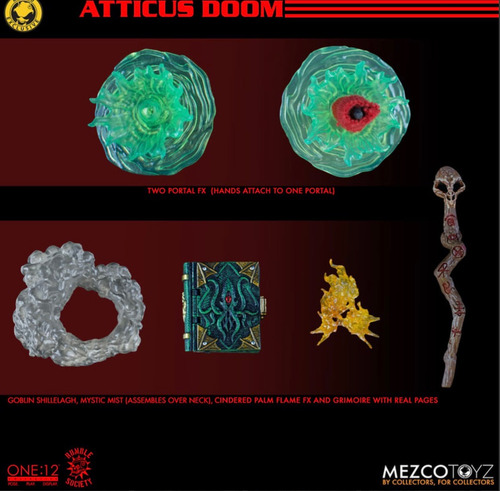 One:12 Collectible Mezco Rumble Society - Atticus Doom Nuevo