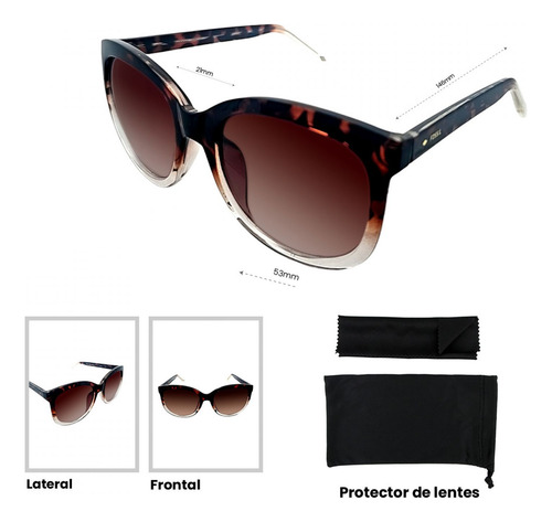 Lentes De Sol Fossil Outlook 66353881