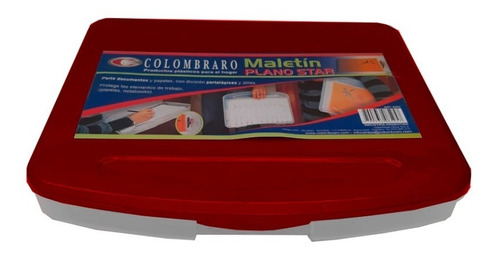 Caja/maletin Plano Star P/hojas A4 Art 8595 Colombraro