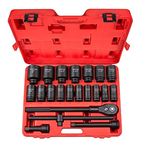 Tekton 34 Inch Drive Deep Impact Socket Set Pulgadas Crmo 78