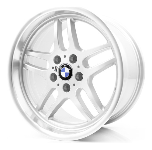 Rodas 18 Bmw M5 E34 - 5x120 Série 5 E39 Style 37 M Parallel Cor Prata