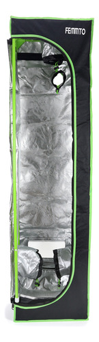 Carpa Indoor Cultivo 40 X 40 X 160 Invernadero Jardin Mylar Femmto Curvo Verde