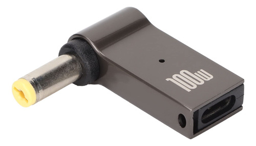 Adaptador Usb C Hembra Entrada Cc Macho Tipo Ca 100 W Pd 90