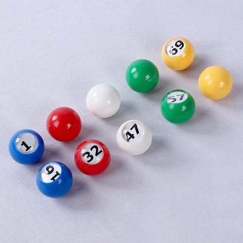 New Bolas De Números For Máquina De Lotería De 1 A 100